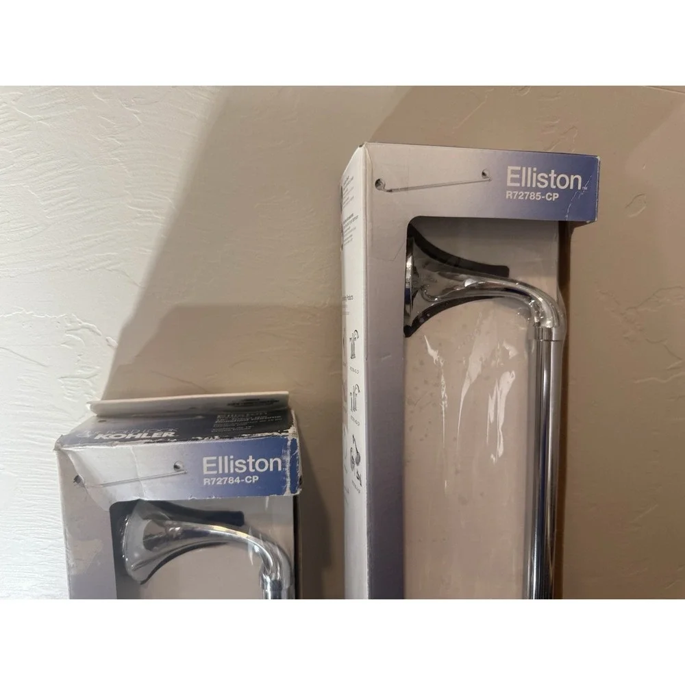 Lot Of 2 KOHLER Elliston R72784-5 CP POLISHED CHROME 18 & 24